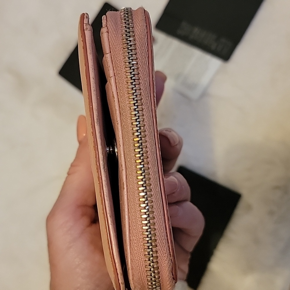 MCM Blush Pink Leather Wallet - Picture 9 of 10